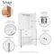 Manhattan Comfort Lee Module Wardrobe Closet in White, 3PK 3-WC00123-WH - alternate 2